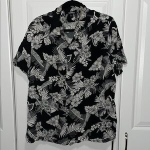 Express Monochrome Floral Shirt